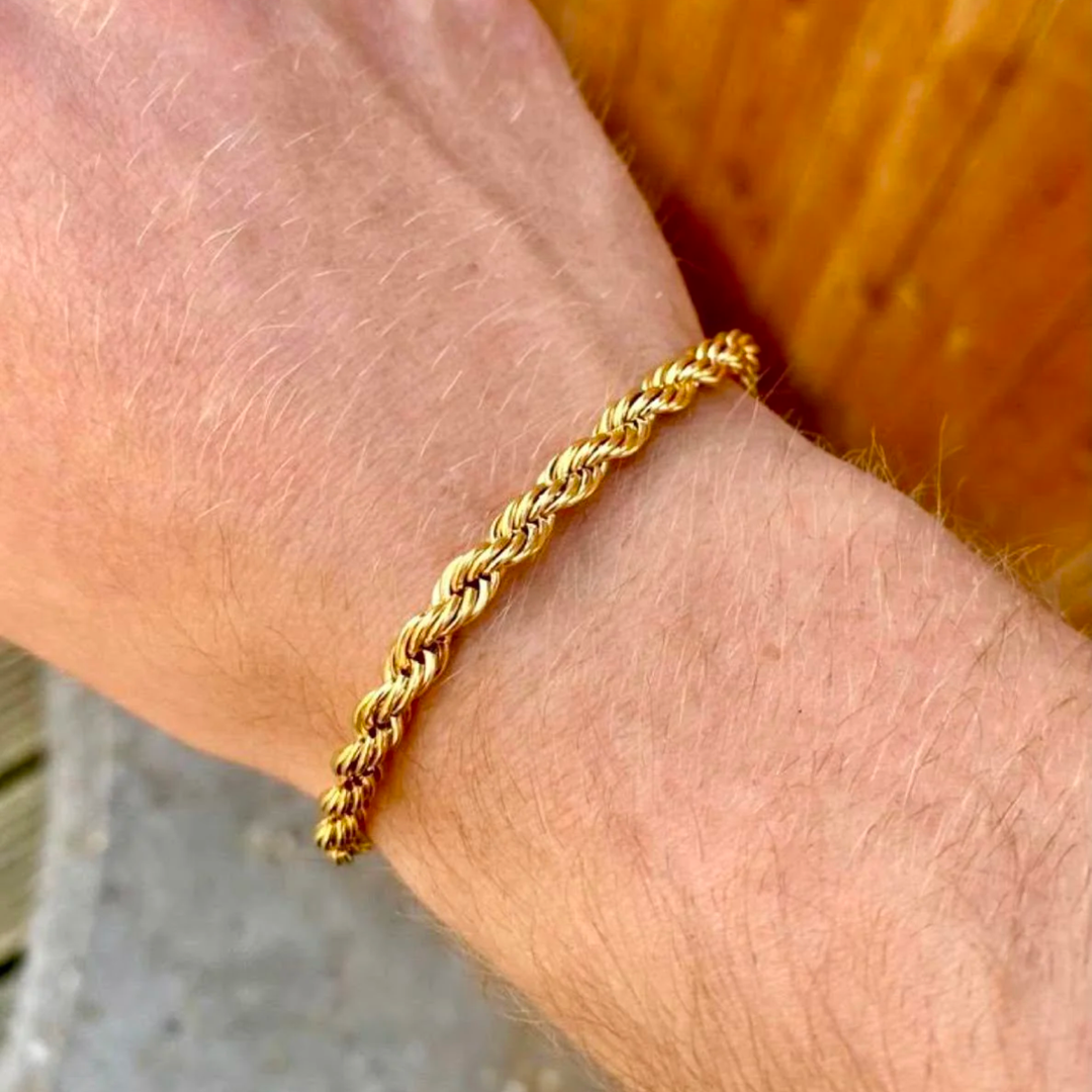 Pulsera Torzal 10k 4mm