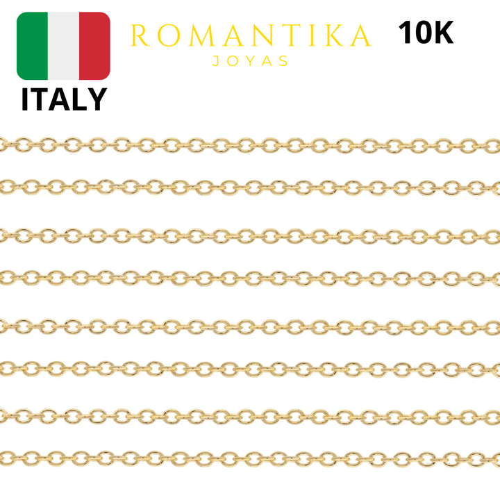 Cadena Rolo Oro 10k 1.7mm