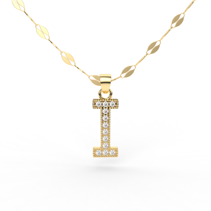 Collares Inicial Letras Oro 10k