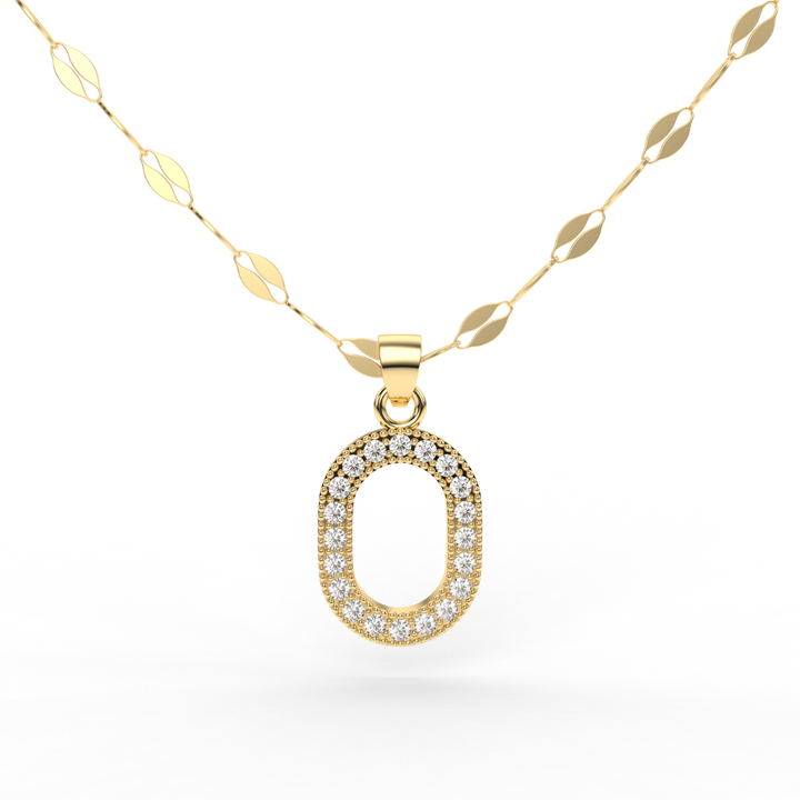Collares Inicial Letras Oro 10k