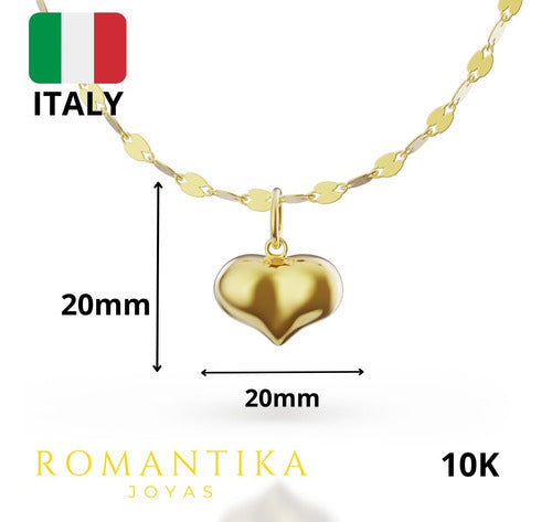 Collar Corazon Inflado