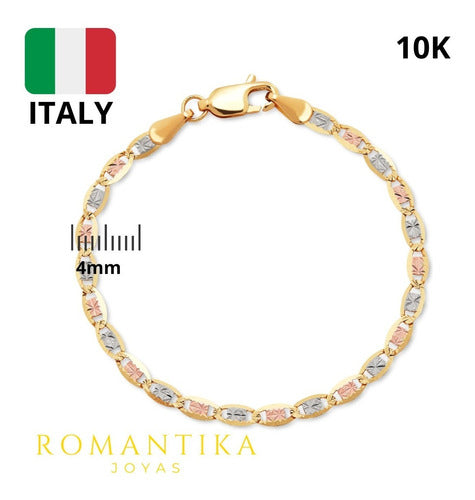 Pulsera Valentina Tricolor 4mm